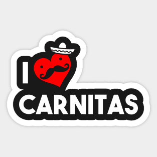 I Love Carnitas Sticker